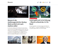 Tablet Screenshot of bluewin.ch