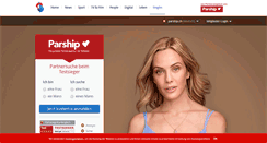 Desktop Screenshot of parship.bluewin.ch