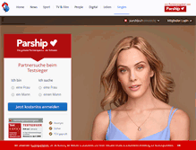 Tablet Screenshot of parship.bluewin.ch